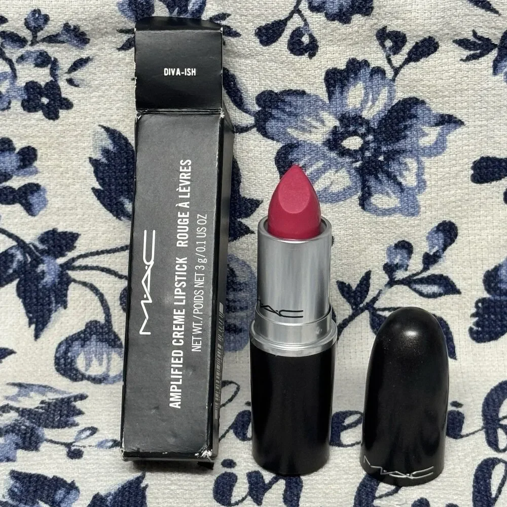 MAC Amplified Creme Lipstick - Diva-Ish - Full Size - Discontinued - NIB